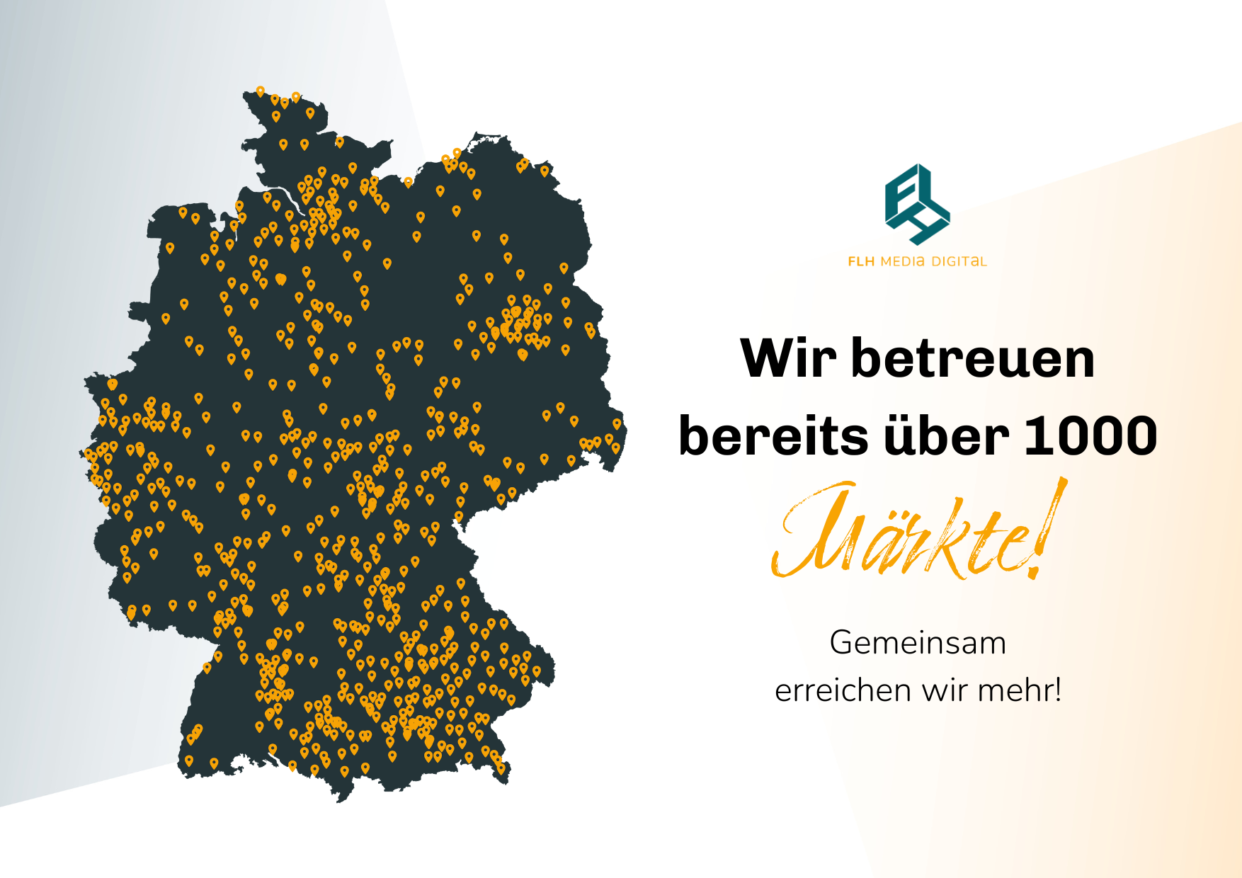 Infografik Wir betreuen über 1000 Märkte