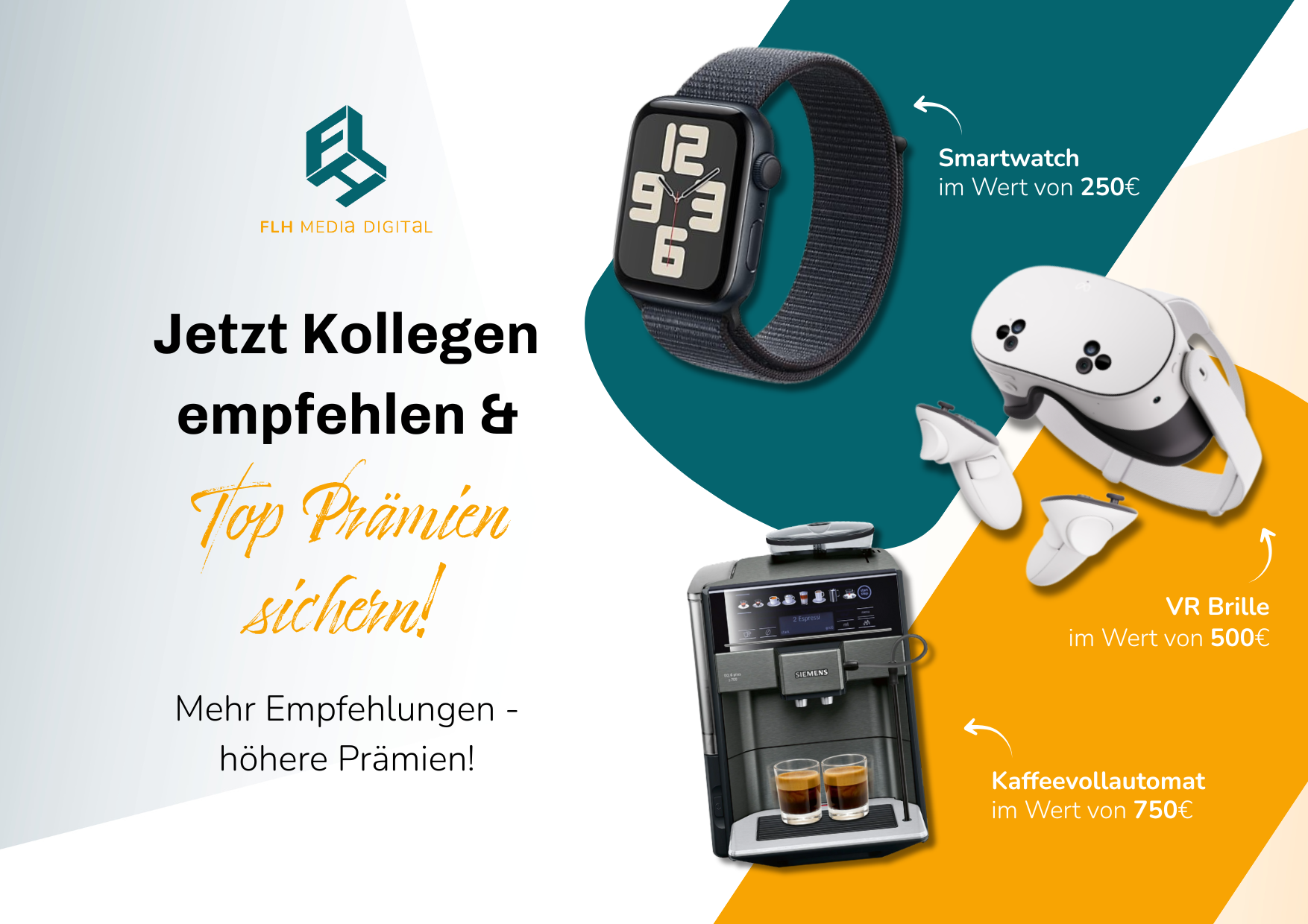 Empfehlungsmanagement Prämien Banner
